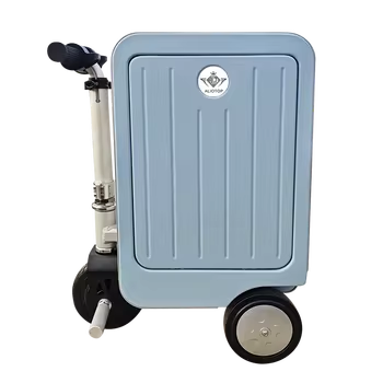 מזוודה כחולה לרכיבה